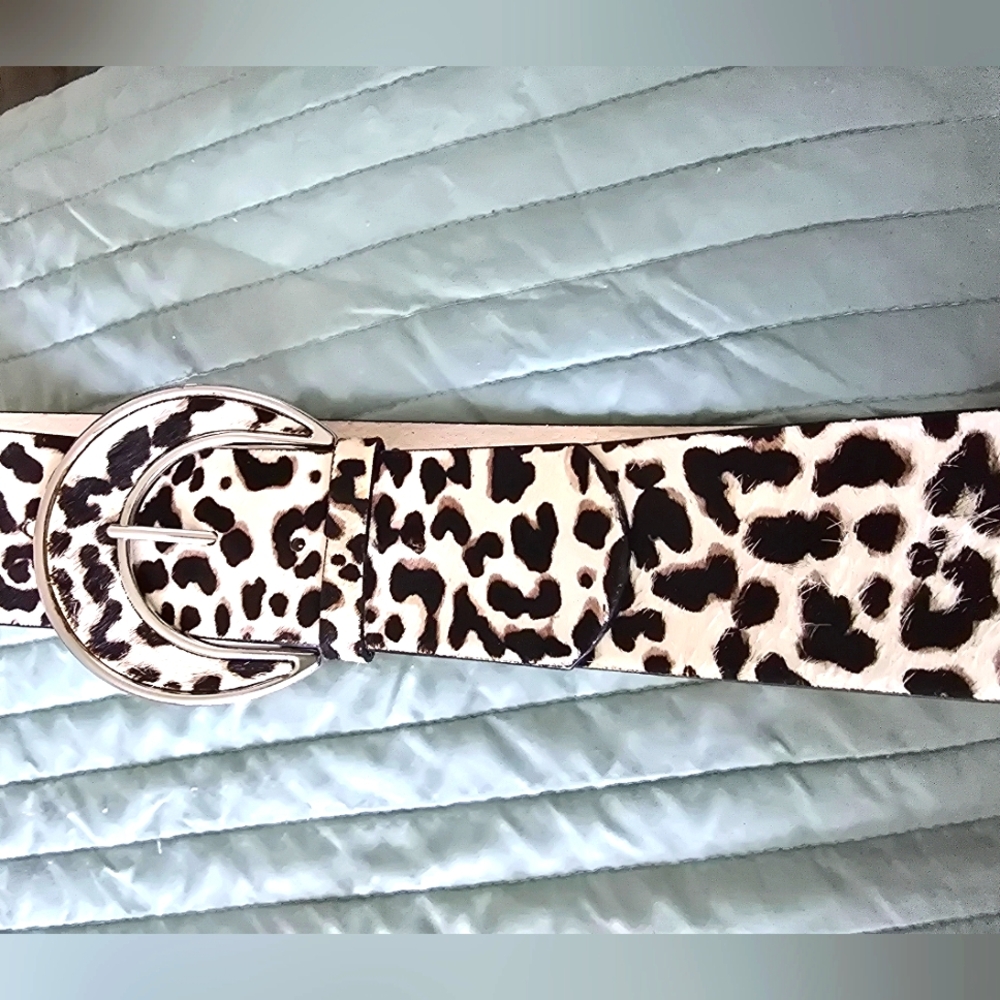 Leopard Print Women's Belt
